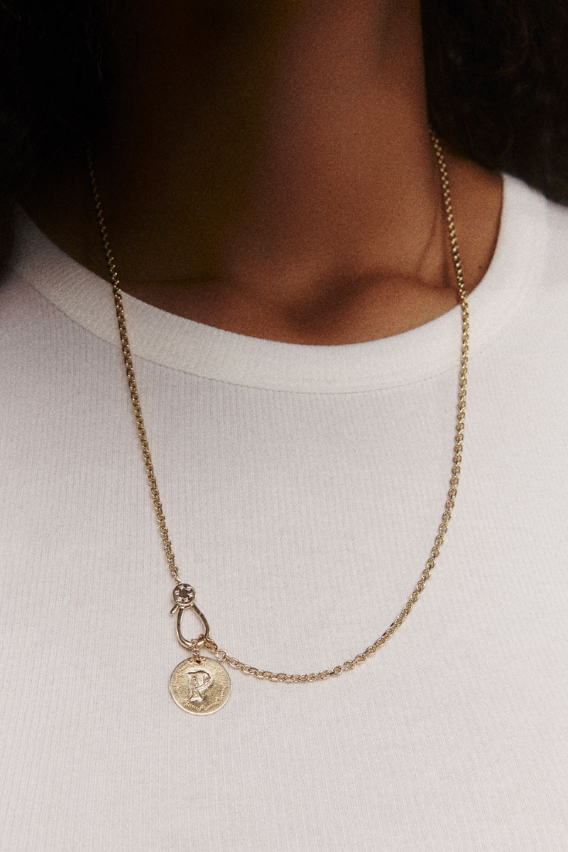 Paloma Long Necklace - Yellow Gold & Diamonds