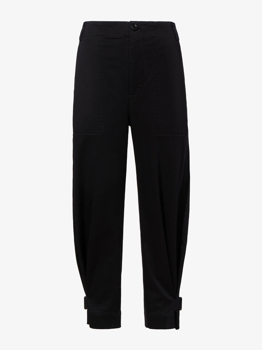 Kay Pant Cotton Twill - Black