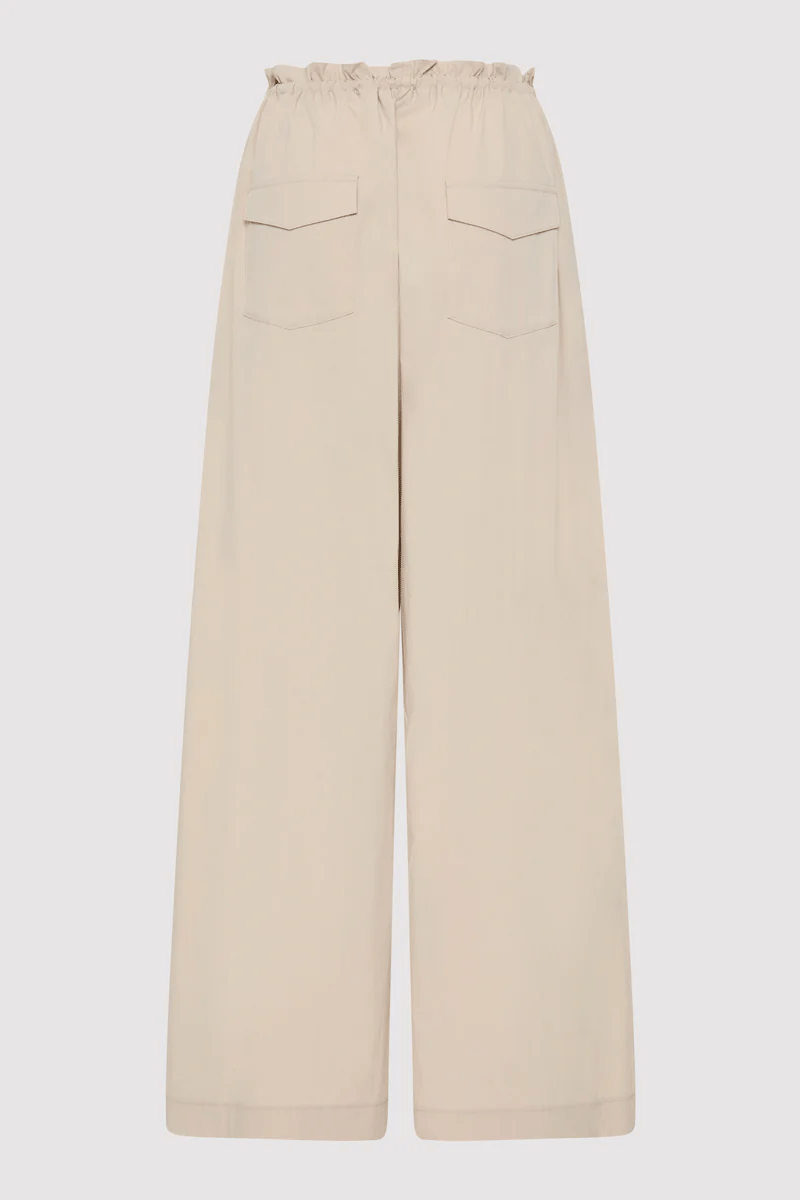 Petit Paperbag Waist Pant - Creme