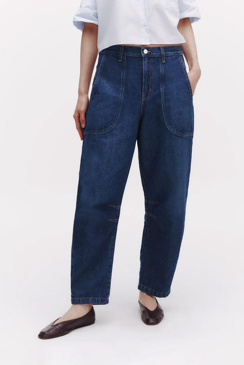 Jetties Beach Pant - Dark Wash