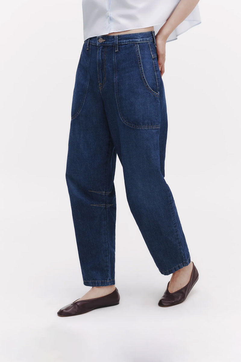 Jetties Beach Pant - Dark Wash