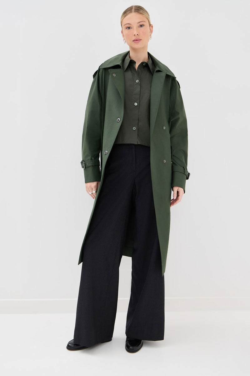 Long Bogie Coat - Beetle