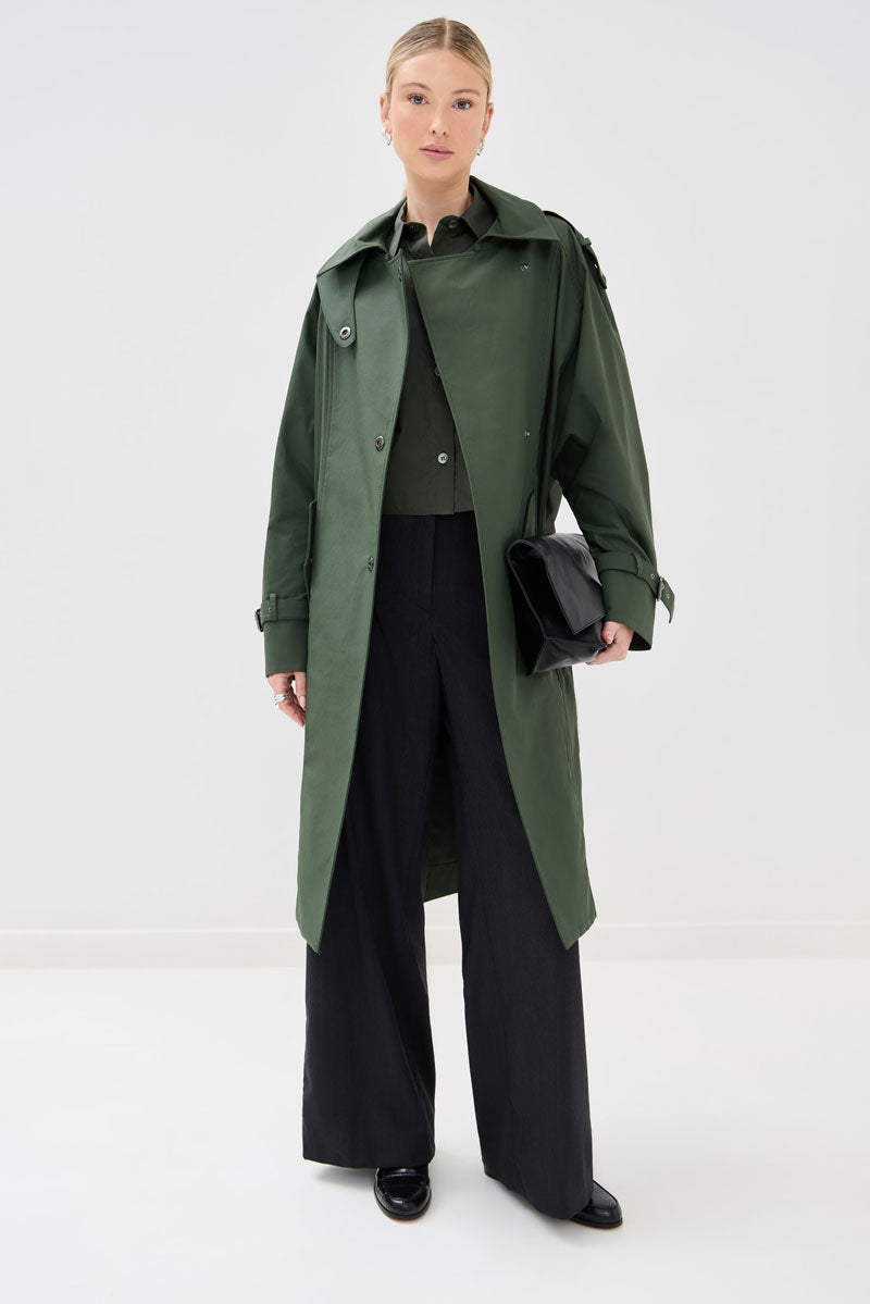 Long Bogie Coat - Beetle