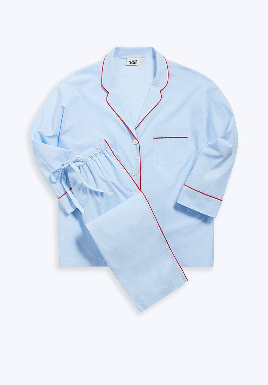 Marina Pajama Set - Blue End on End