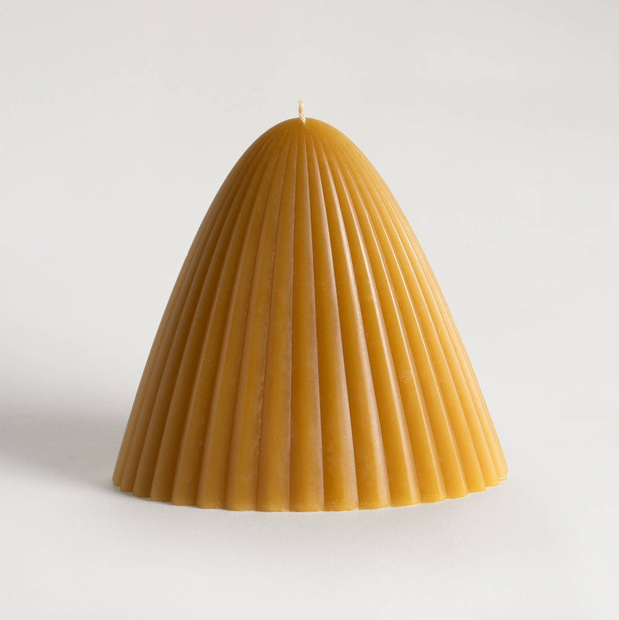 Tusk Beeswax Candle - Small in Natural