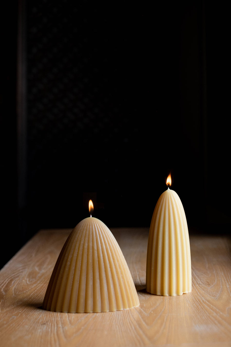 Tusk Beeswax Candle - Medium in Natural