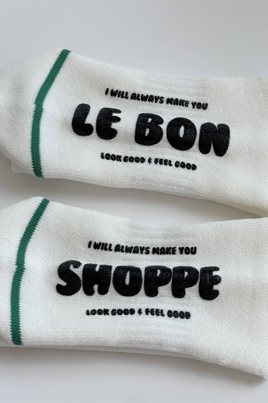 Hugger Socks - White/Black