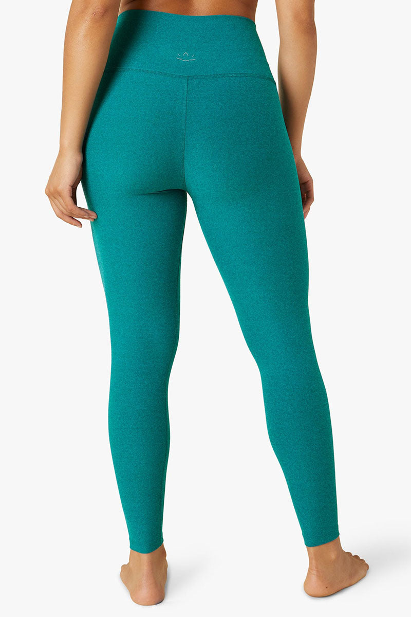 Spacedye Caught In The Midi High Waisted Legging - Bay Blue