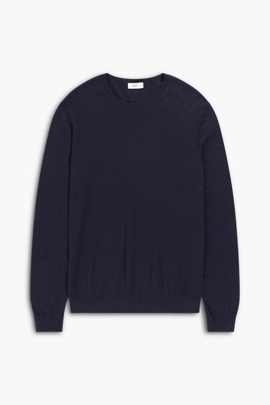 Cotton Fine Knit Sweater - Dark Night
