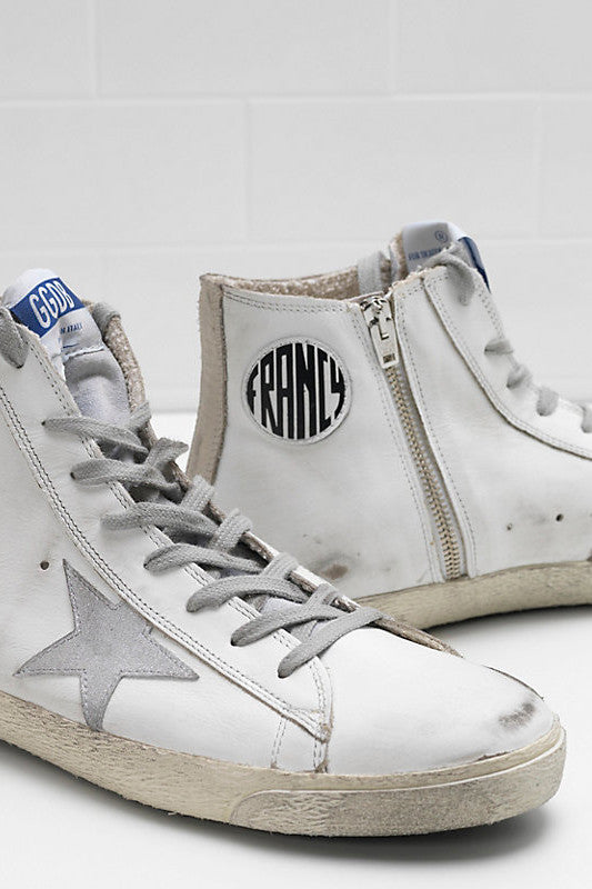 Francy High Top Sneakers - White - Pavilion