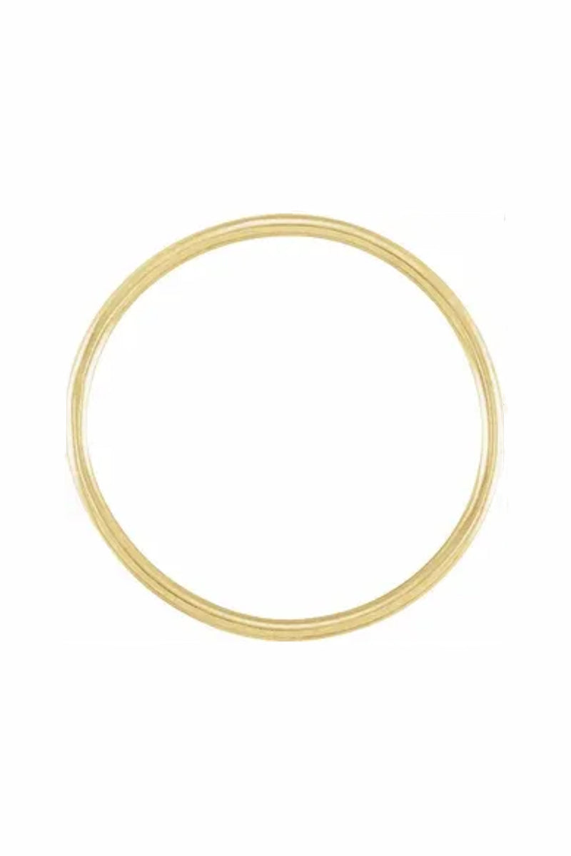 Thin Stacking Ring - 14k Yellow Gold