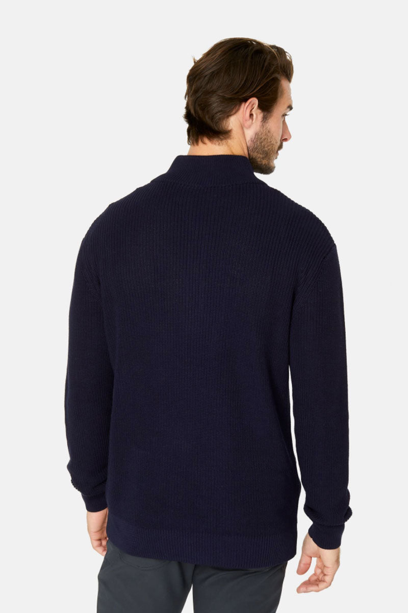 Denali Knit Sweater - Navy