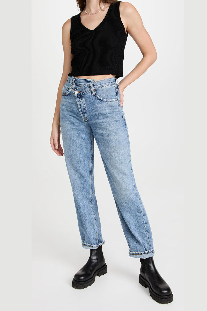 Agolde Criss Cross Jeans Review - Modernly Michelle