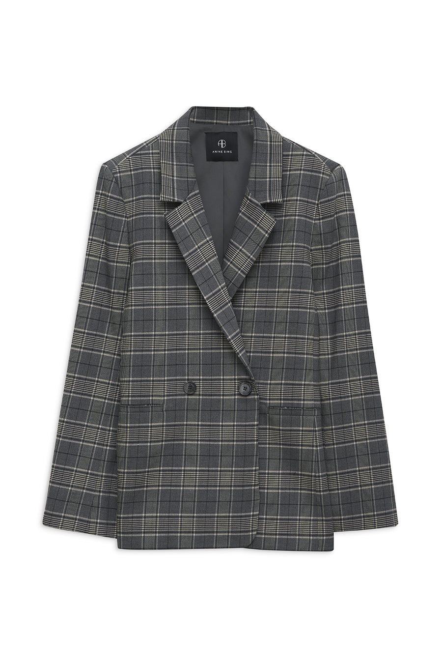 Madeleine Blazer - Grey Plaid
