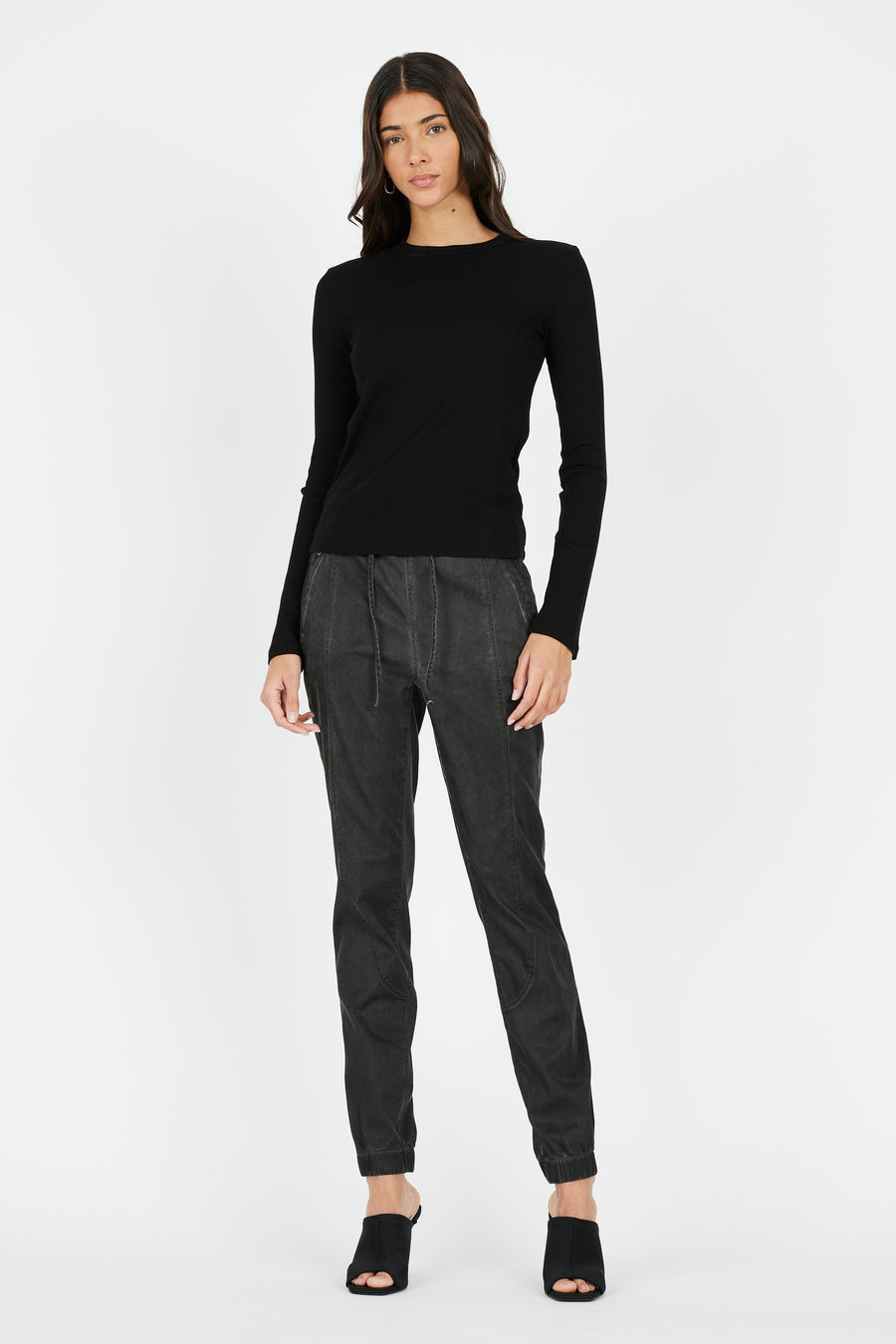 Verona Crew Shirt - Jet Black