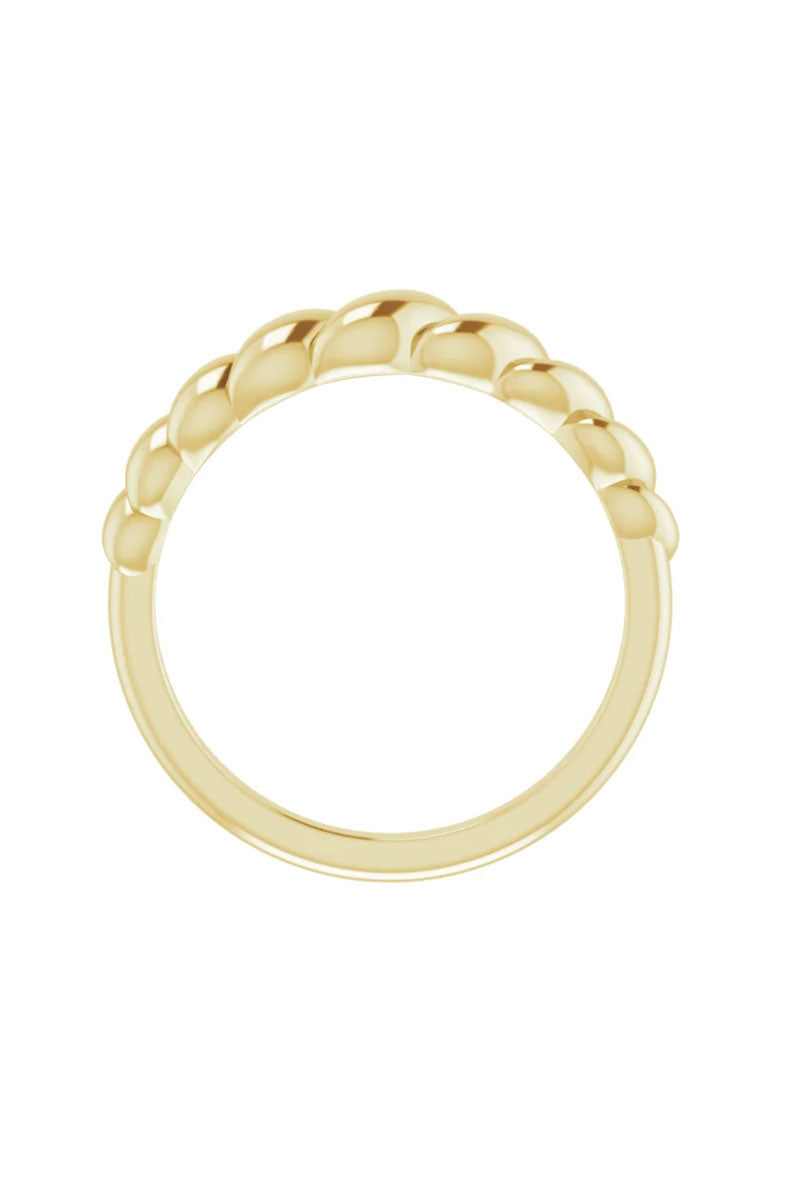 Rope Dome Ring - Yellow Gold