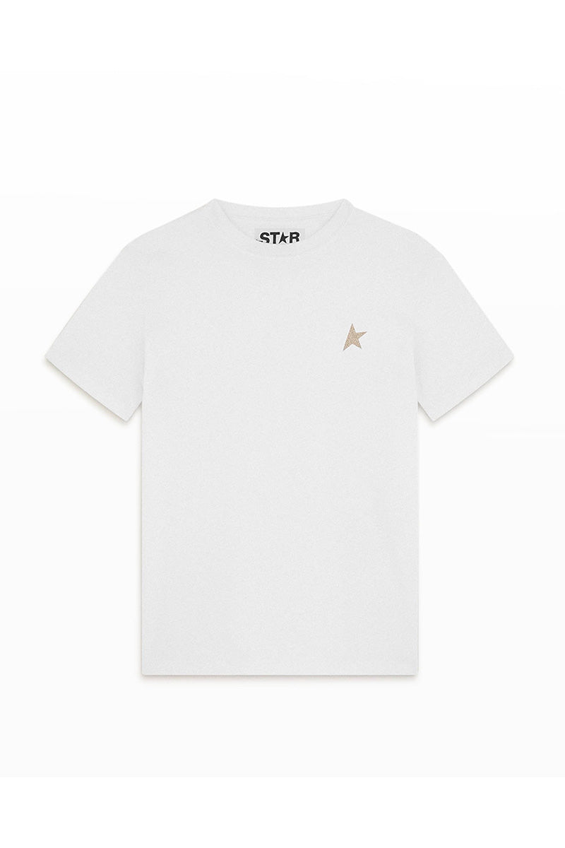 Star T-Shirt - White Gold Star