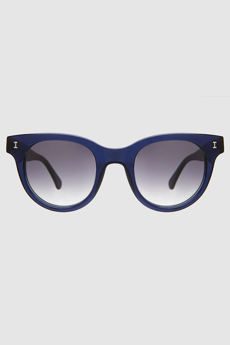 Sicilia Sunglasses - Navy w/ Grey Gradient