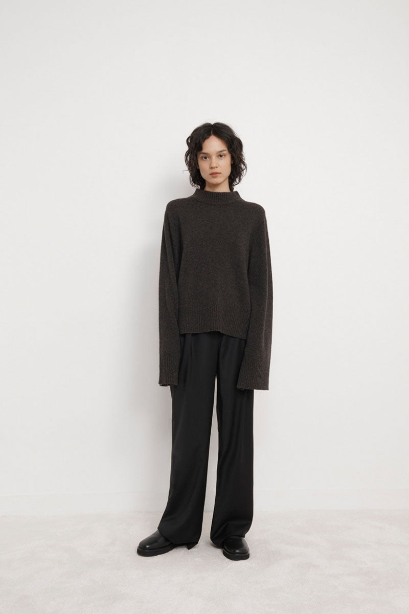 Solu Oversized Sweater - Black