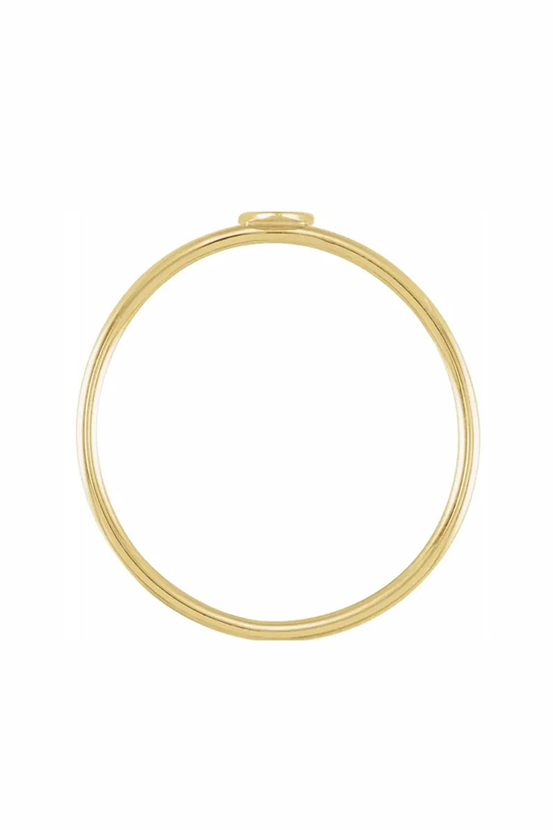 Mini Heart Ring - 14k Yellow Gold