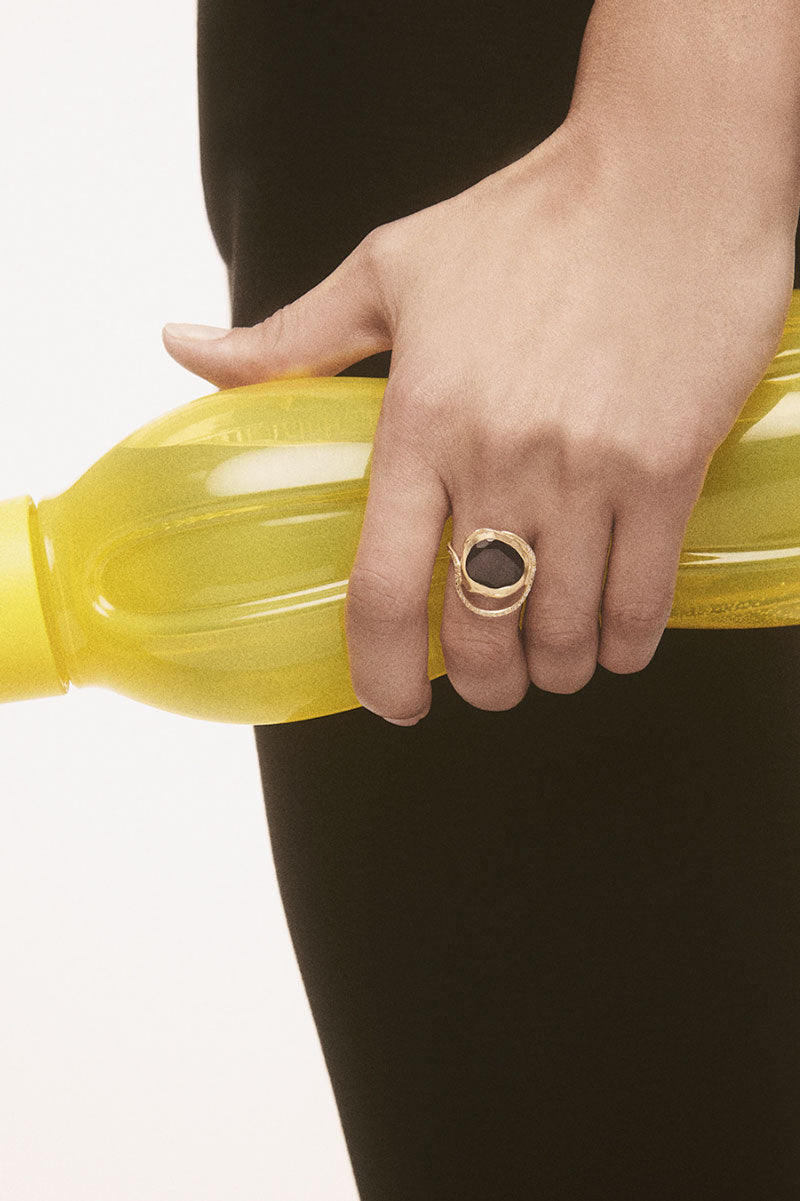Gaia Ring - Green Onyx